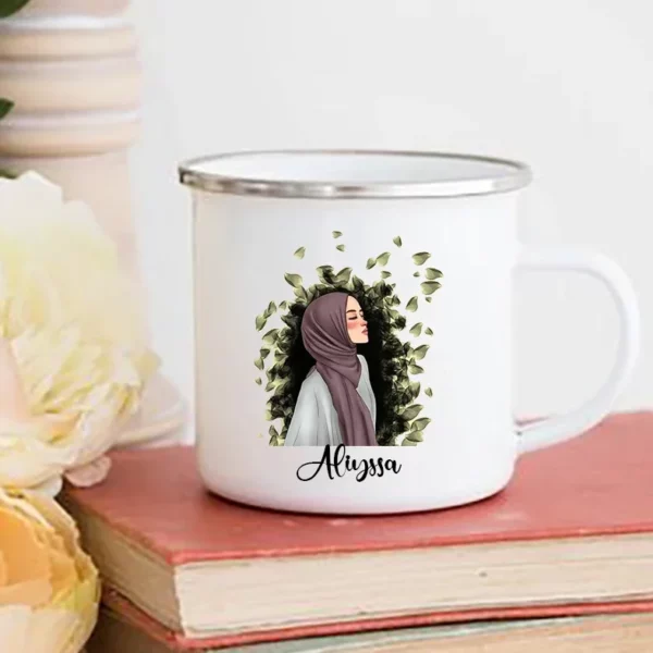 Personalized mug with girl in hijab. - Image 5
