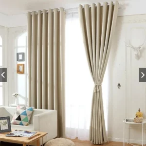 Solid Color Blackout Curtains