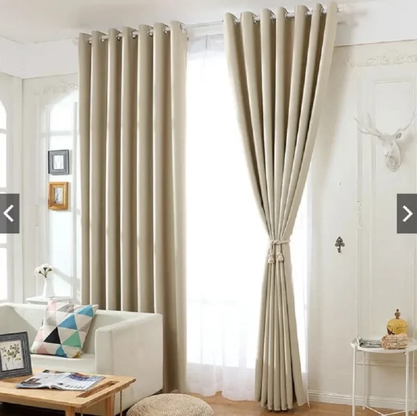 Solid Color Blackout Curtains