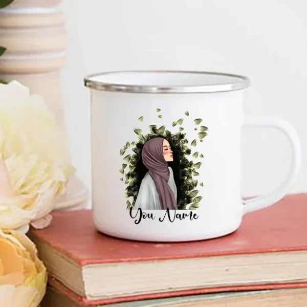 Personalized mug with girl in hijab. - Image 13
