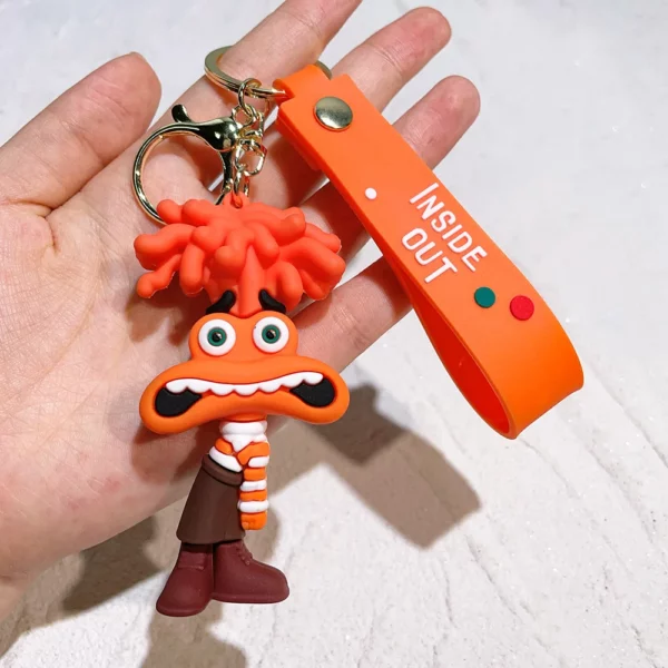 Inside Out Cartoon Character Keychain – Image 5
