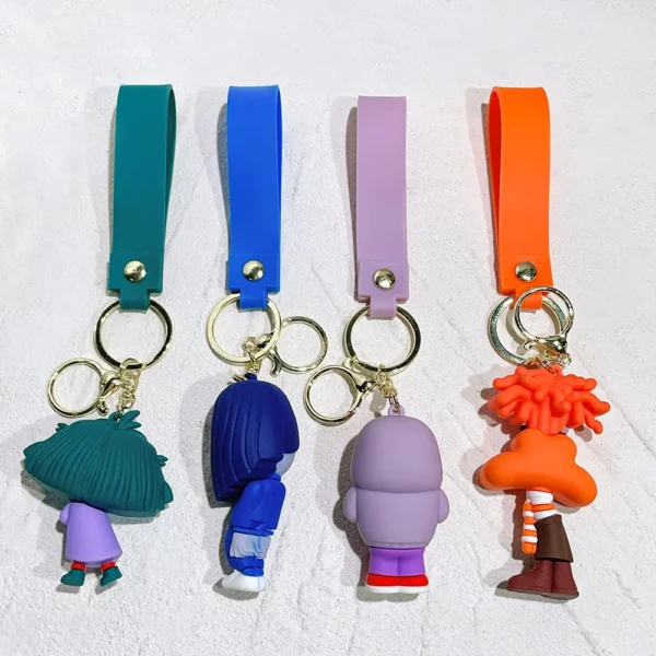 Inside Out Cartoon Character Keychain – Image 6