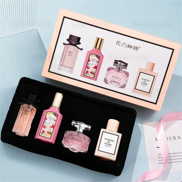 Floral Scent Gift Box - 110ml Perfume Set (4 Pieces) – Image 3