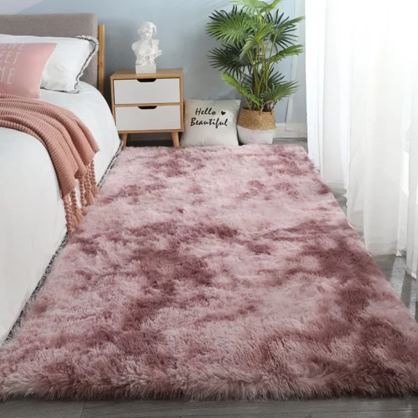 Gray Plush Carpet for Living Room – Image 8
