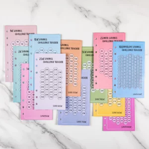 Envelopes pour défi d'épargne budgétaire